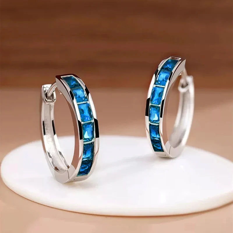 Princess Glow Hoop Earrings