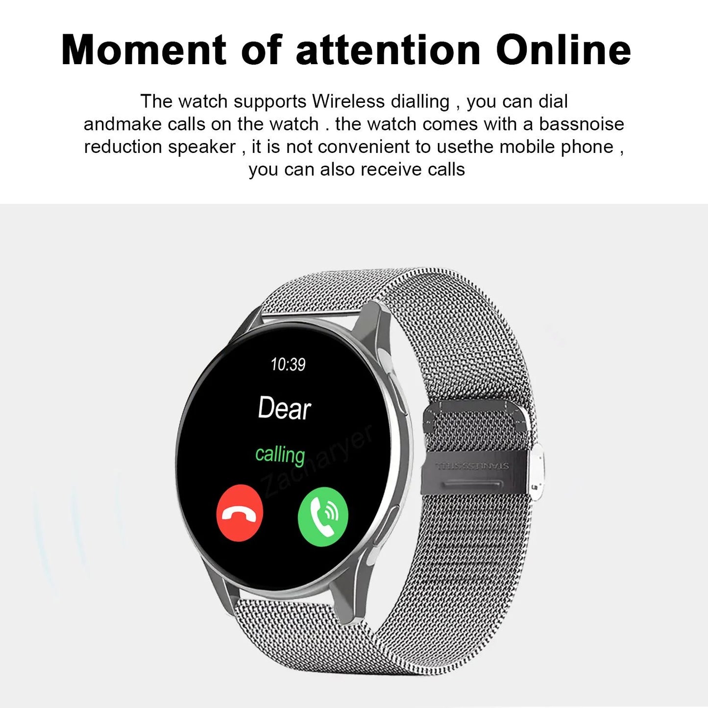 NovaX Smart Watch – Wireless Calling & Fitness Tracker