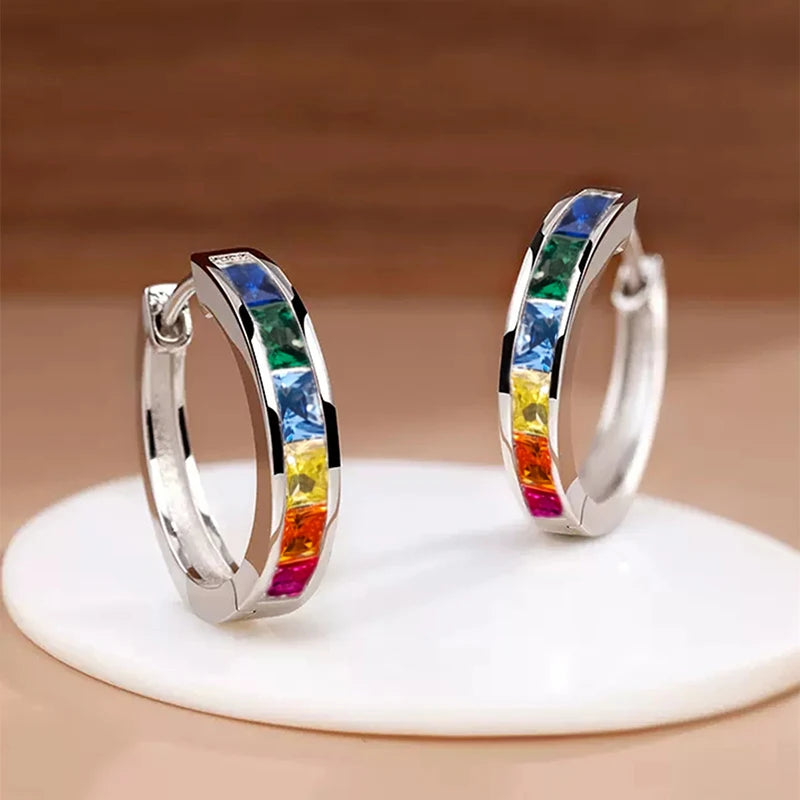 Princess Glow Hoop Earrings