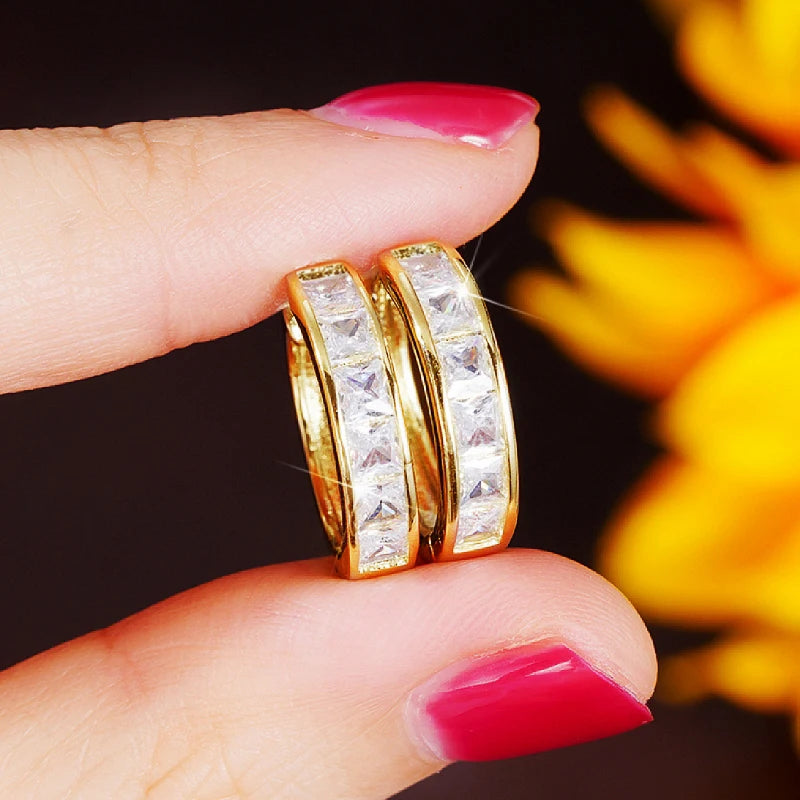 Princess Glow Hoop Earrings