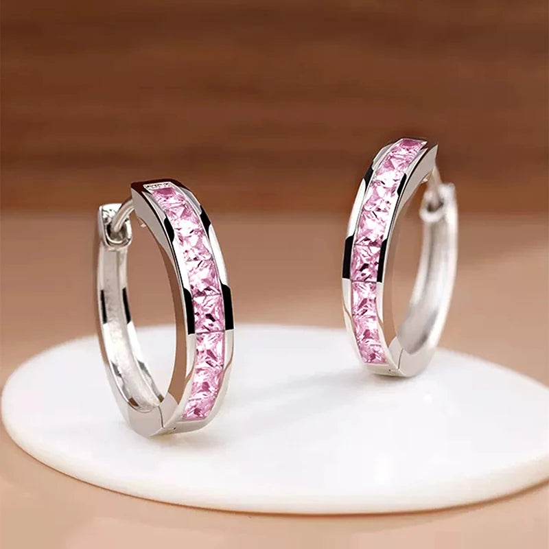 Princess Glow Hoop Earrings