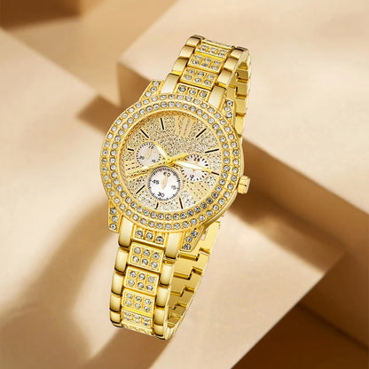 Royal Glow Jewelry Set – Watch, Ring, Necklace & Earrings - Elegant Gift Collection