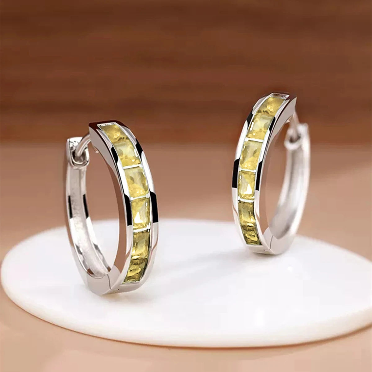 Princess Glow Hoop Earrings